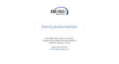 Desktop Screenshot of eruslusaglik.com.tr